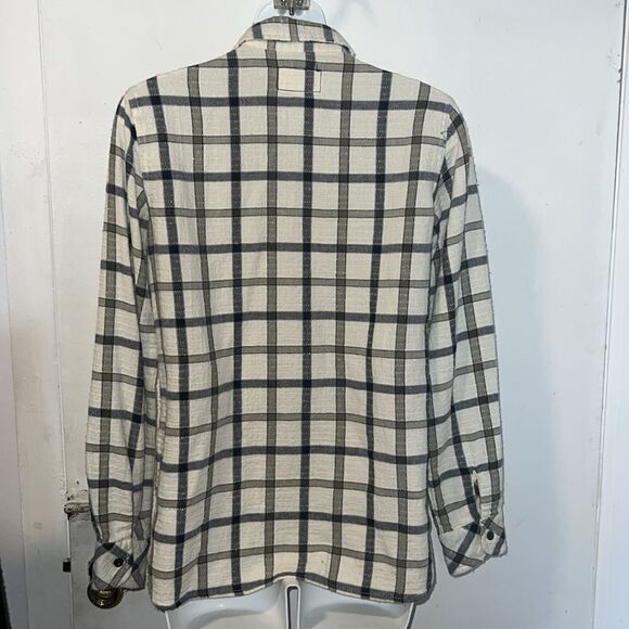 CURRENT/ELLIOT Gable Green Woodland Plaid The Perfect Button Up Shirt-0/XS - Picture 5 of 9